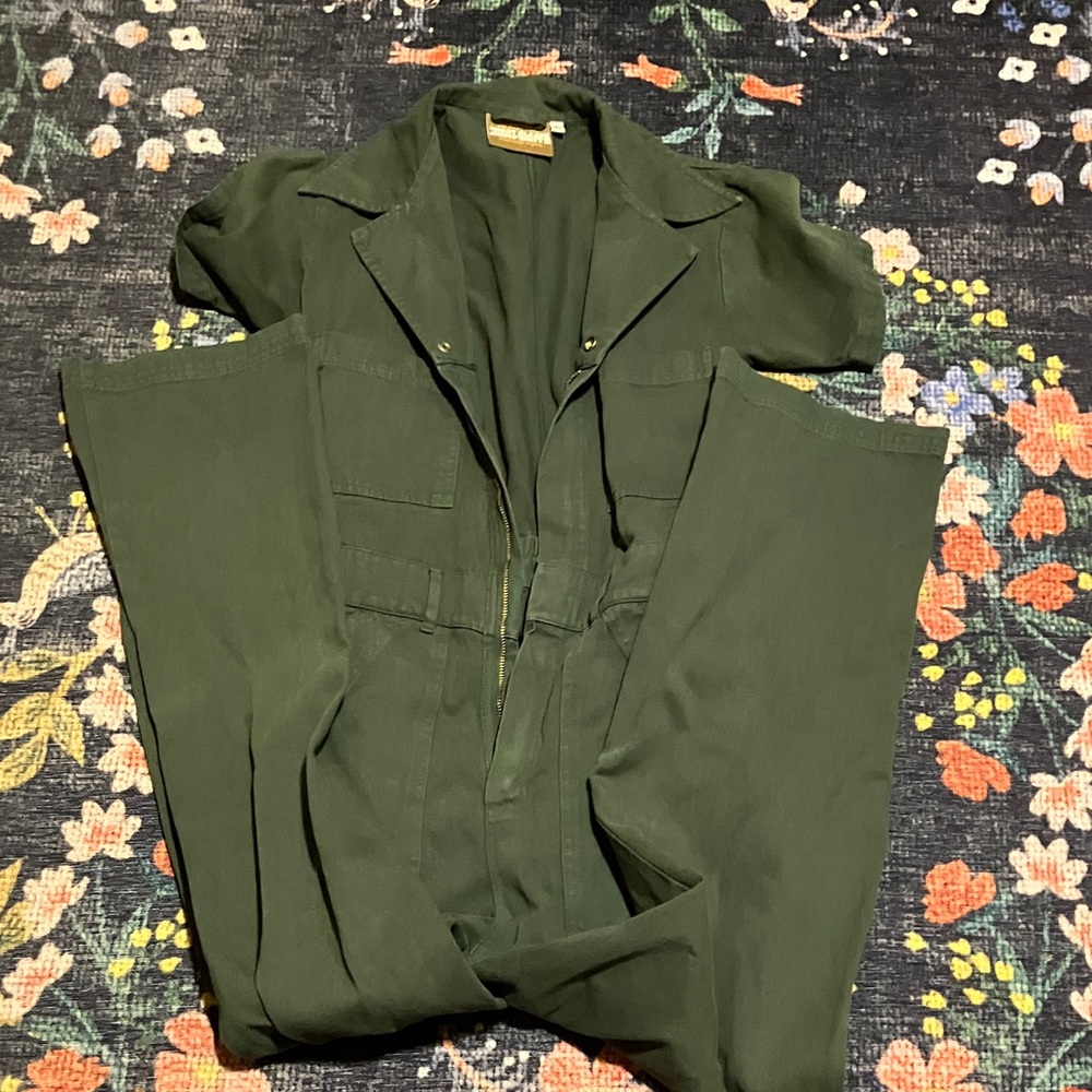 Big Bud Press Dark Emerald Green Jumpsuit